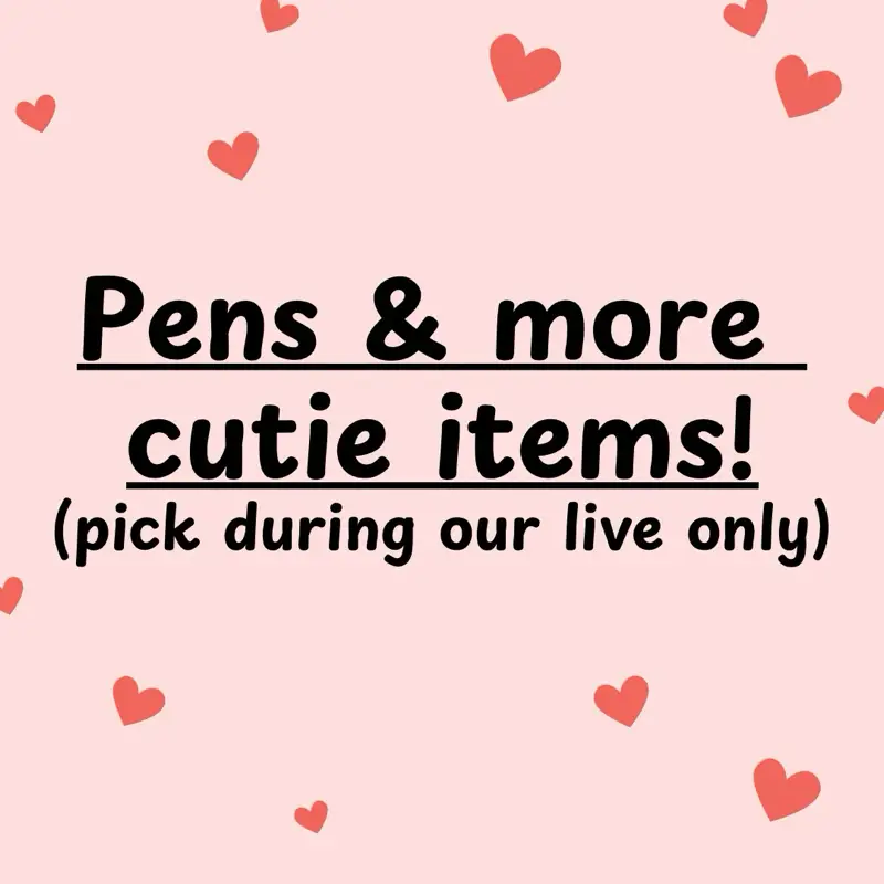 PICK ON LIVE-Pens & more cutie items!