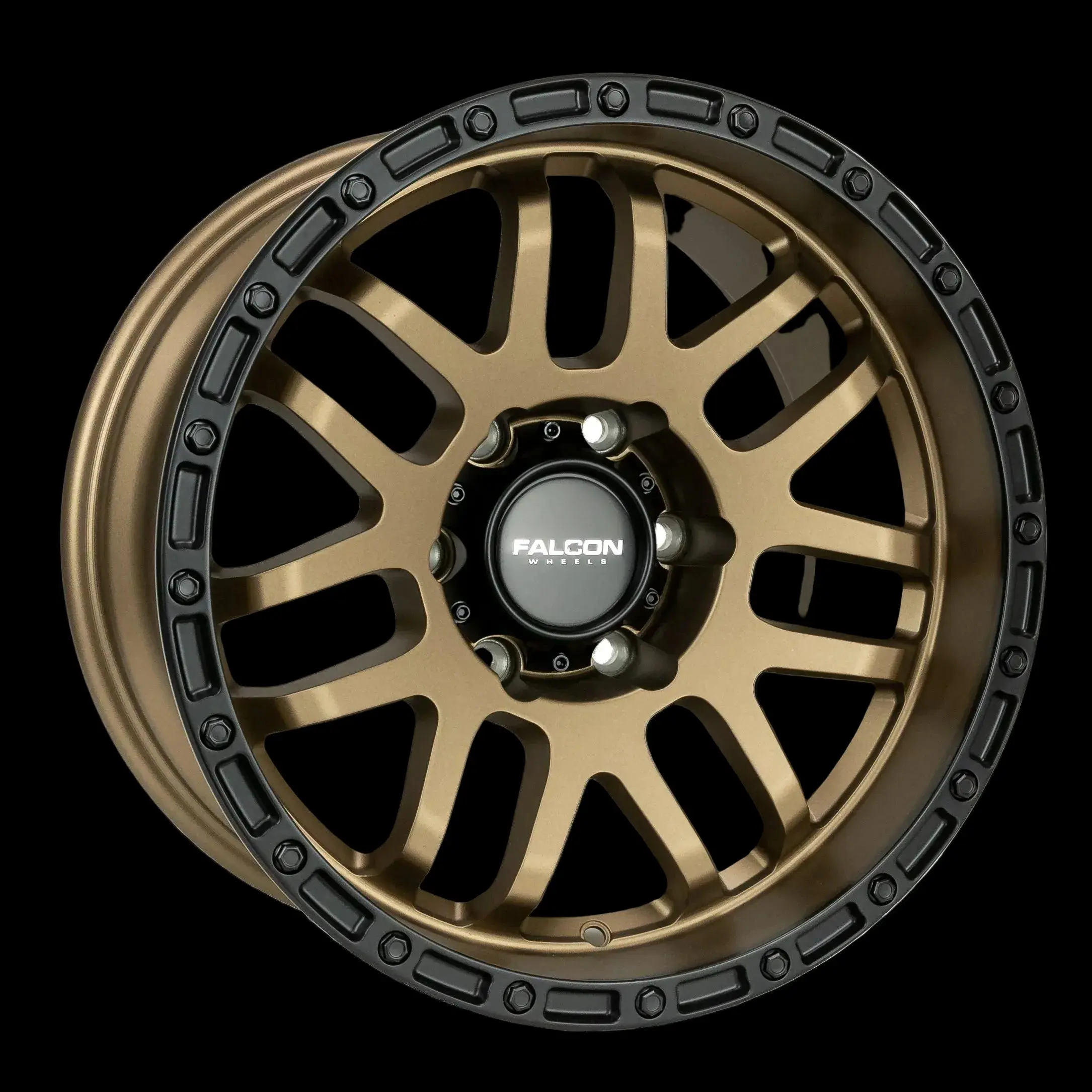 Z1- Matte Bronze w/ Matte Black Ring  17x9 6x139.7