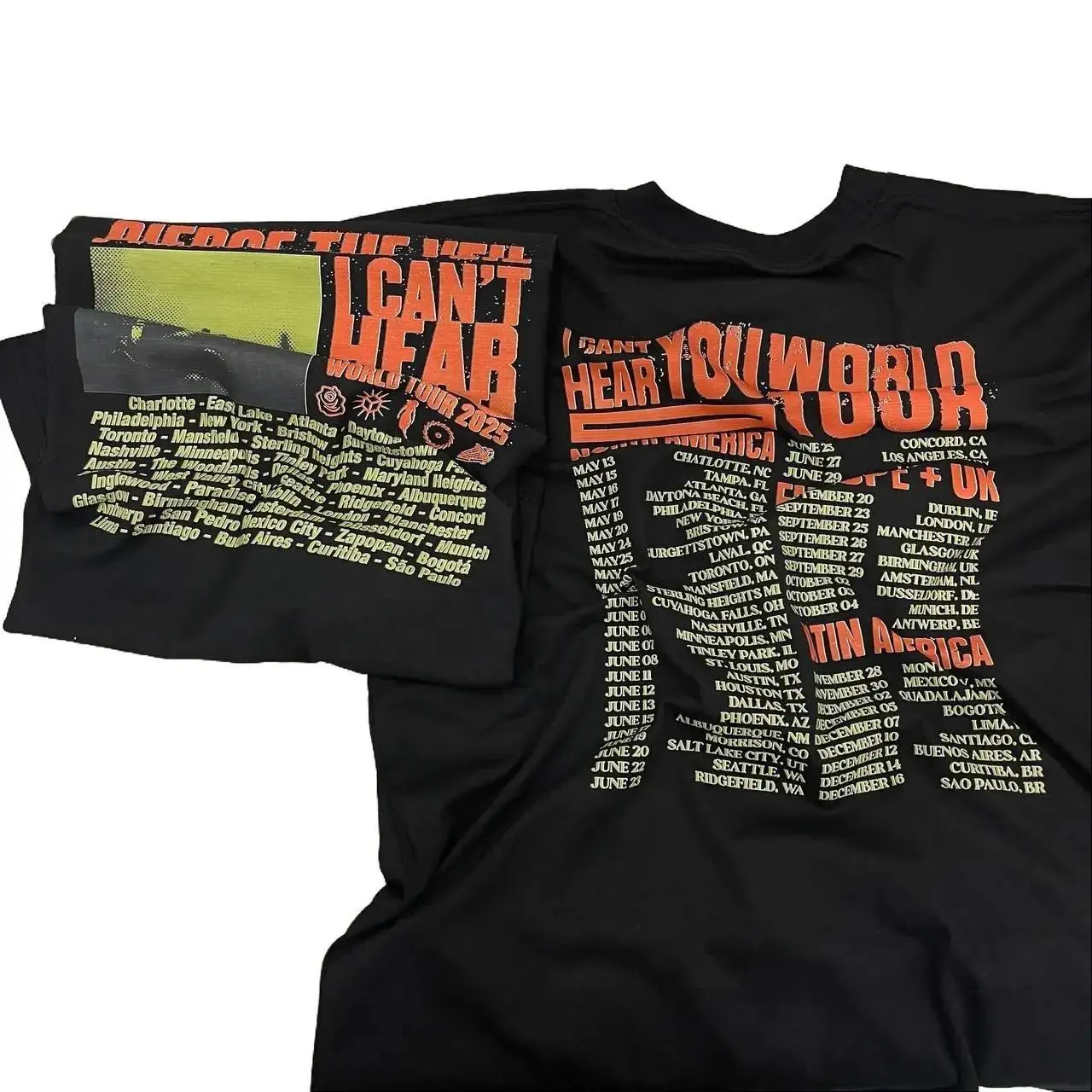 Piercee The Veil 2 sides Shirt Sweatshirt Shirt Hoodie, ptv Shirt, I Can't Hear You 2025