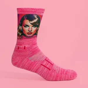Custom Photo Socks, Hybrid Athletic Crew