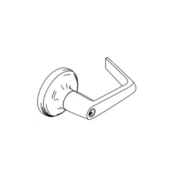 Yale AU4755LN626 Grade 1 Commercial Cylindrical Lock - Satin Chrome Single Dummy Augusta Door Levers, Cast Zinc Construction, Commercial Quality Hardware with Retail Value