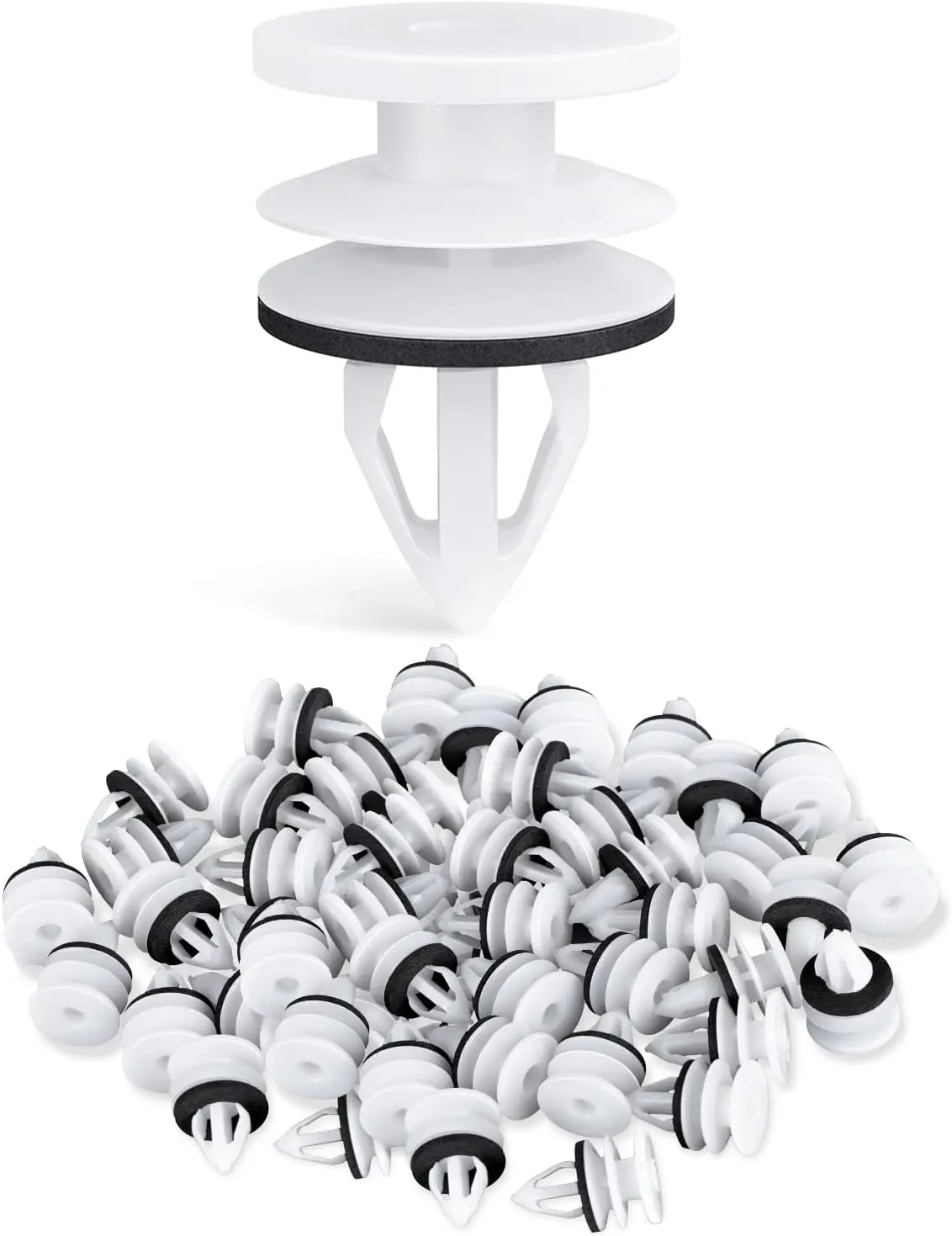 Nilight 50Pcs Door Trim Panel Retainer Clips Replacement for 2005-2009 Buick Allure 2013-2018 Cadillac ATS 2007-2013 Chevy Avalanche 08-09,Replaces GM 11519031 Hummer H2 2003-2 Years Warranty, Car Accessories, Auto Parts Accessories