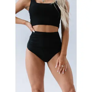 High Rise Barefoot Bottom | Black High Rise Barefoot Bottom | Black