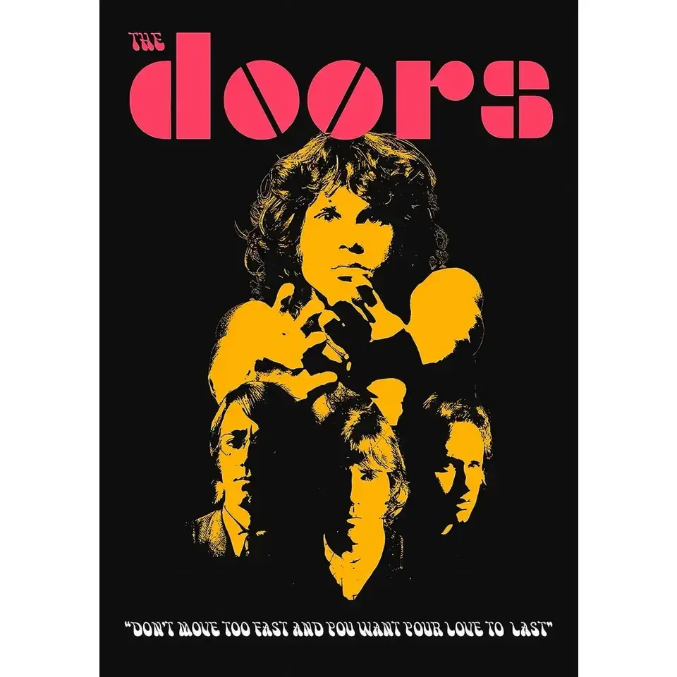 THE doors H Poster , Rock Bands Music Posters Prints Wall Art Home Decor