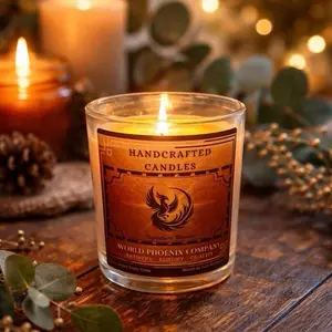 World Phoenix Company Handcrafted Candles - Signature Blend Aromas Luxury Quality Made in USA