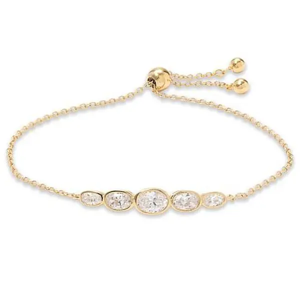 Radiance by Absolute™ Oval Cut Bezel Bolo Bracelet