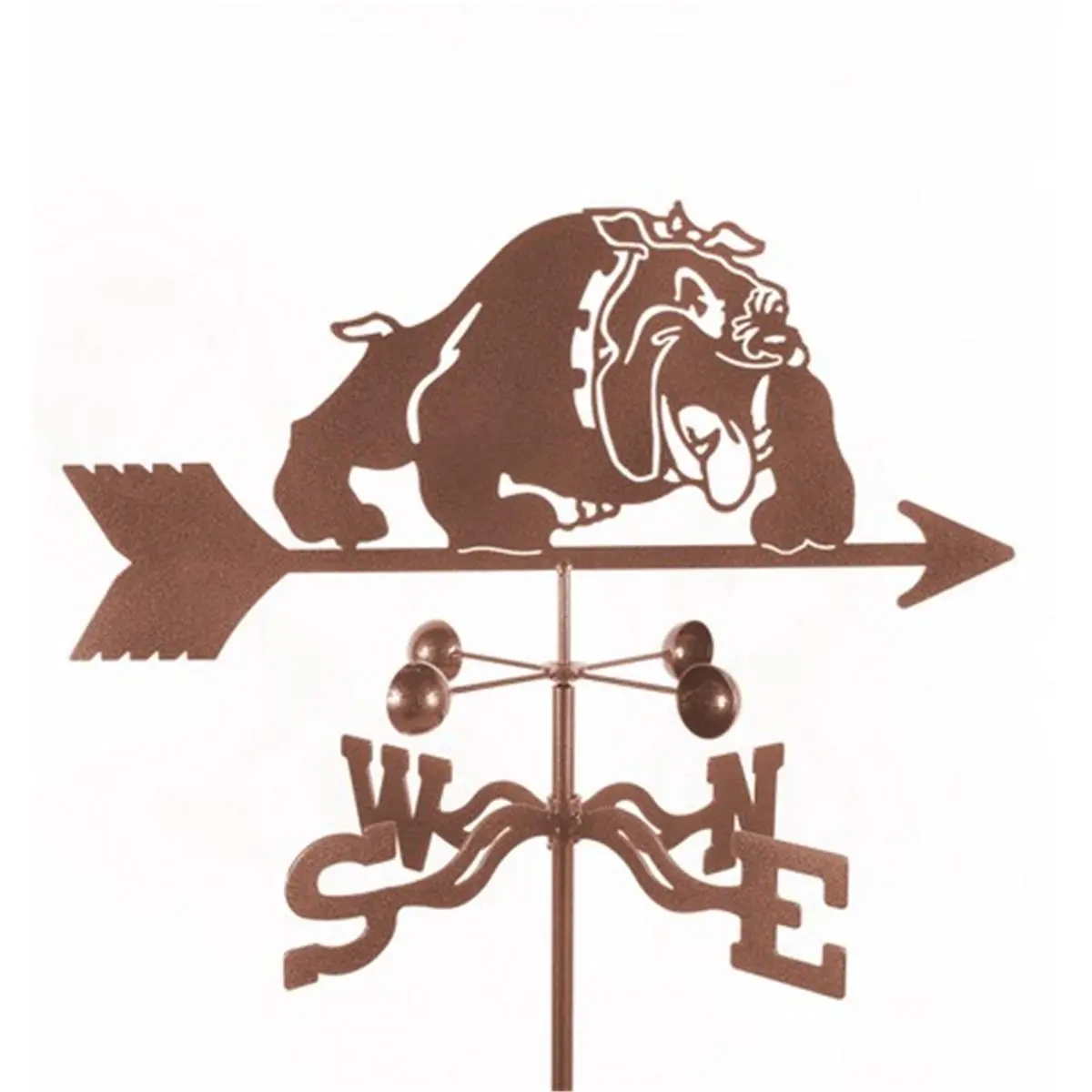 EZ Vane  Bulldog Weathervane with Deck Mount