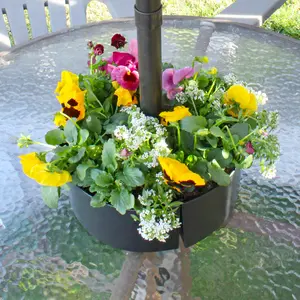 Umbrella Planter for Patio Table with Umbrella Hole