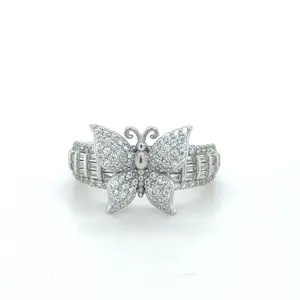 Silver Mariposita Ring Size 8