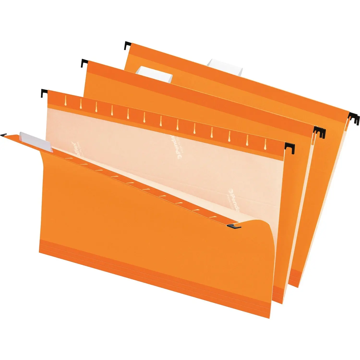 TOPS Products Pendaflex 1/5 Tab Cut Legal Recycled Hanging Folder, Orange, 8 1/2" Width x 14" Length, 25 / Box, PFX415315ORA