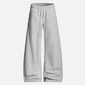 Aelfric Eden Barrel-Fit Sweatpants Baggy Straight Pearl Detail Soft Midweight Fabric Comfortable Street Attitude