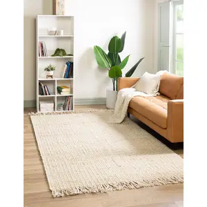 Ivory Chunky Jute Rug