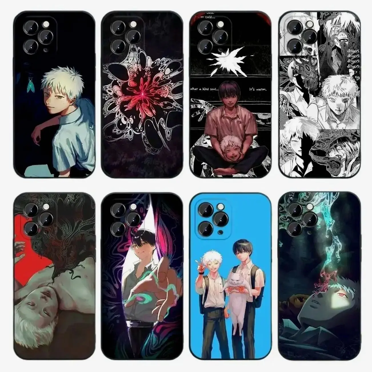 Classic Dark anime The Summer H-Hikaru Died Phone Case For iPhone 17/16/15/14/13/12/11/Pro/ProMax/Plus/Air/Xsmax/E, Anti Fall Soft TPU Back Cover, Trendy Design, Manga Merchandise, Creative Design Birthday gift