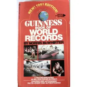 USED-Guinness Book of World Records 1981 by norris mcwhirter (Paperback)