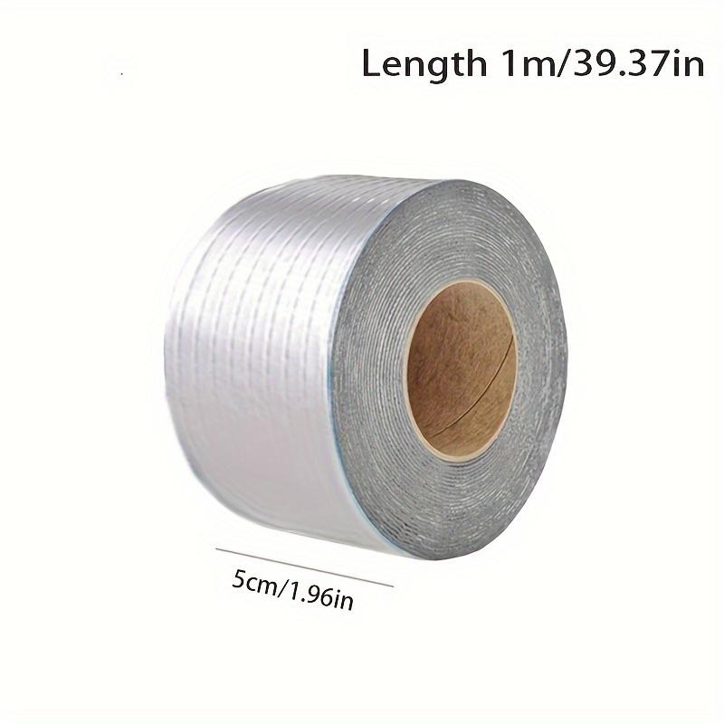 1Roll Premium Aluminum Foil Tape - High Temperature Resistance For Wall, Pool, Roof Crack & Duct Repair Sealing Waterproof Roof Tape
