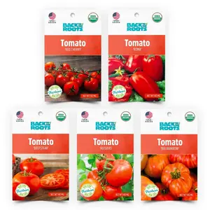 Organic Heirloom Tomato Vegetable Seeds Variety (5-Pack)