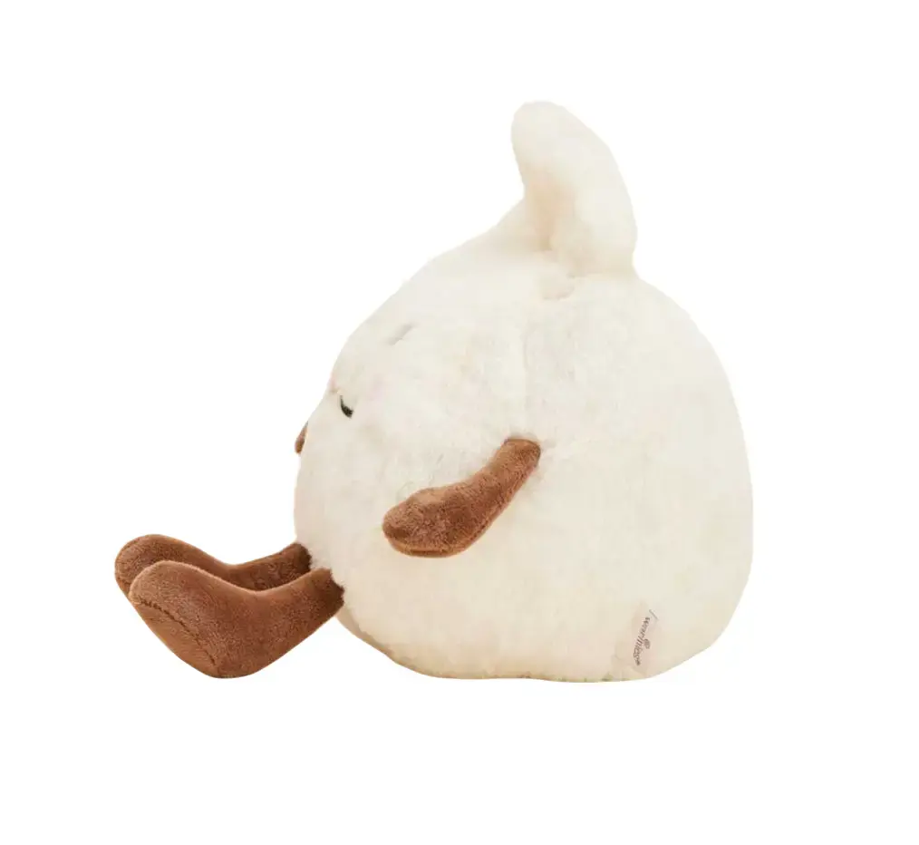 Dumpling Warmies Fully Microwavable Plush Toy with All-Natural Flaxseed Filling Gently Scented with Real French Lavender for Calming Aromatherapy and Natural Pain Relief