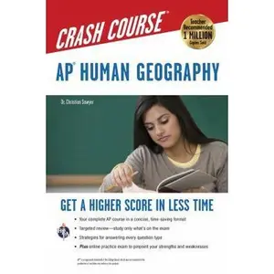 USED-Ap(r) Human Geography Crash Course Book + Online by Sawyer, Christian (Paperback)