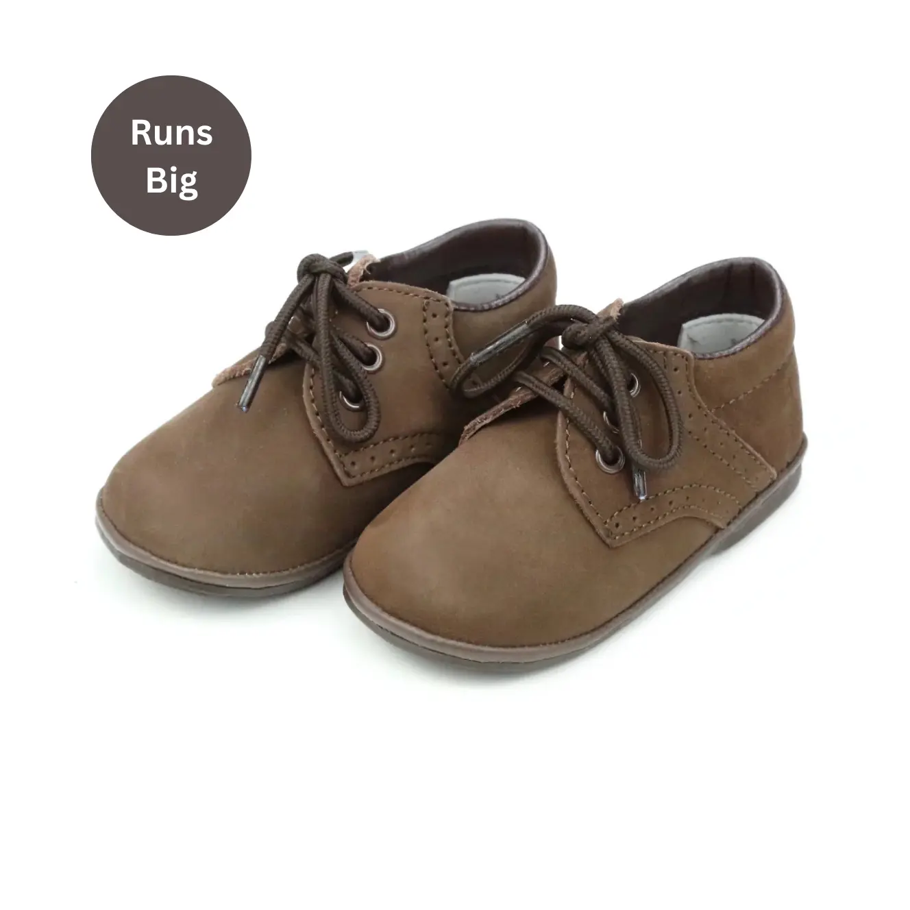 James Boy's Nubuck Leather Lace Up Shoe (Baby)