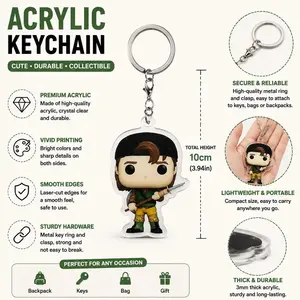 10cm Acrylic Keychain Steve Harrington Figure Model Toys