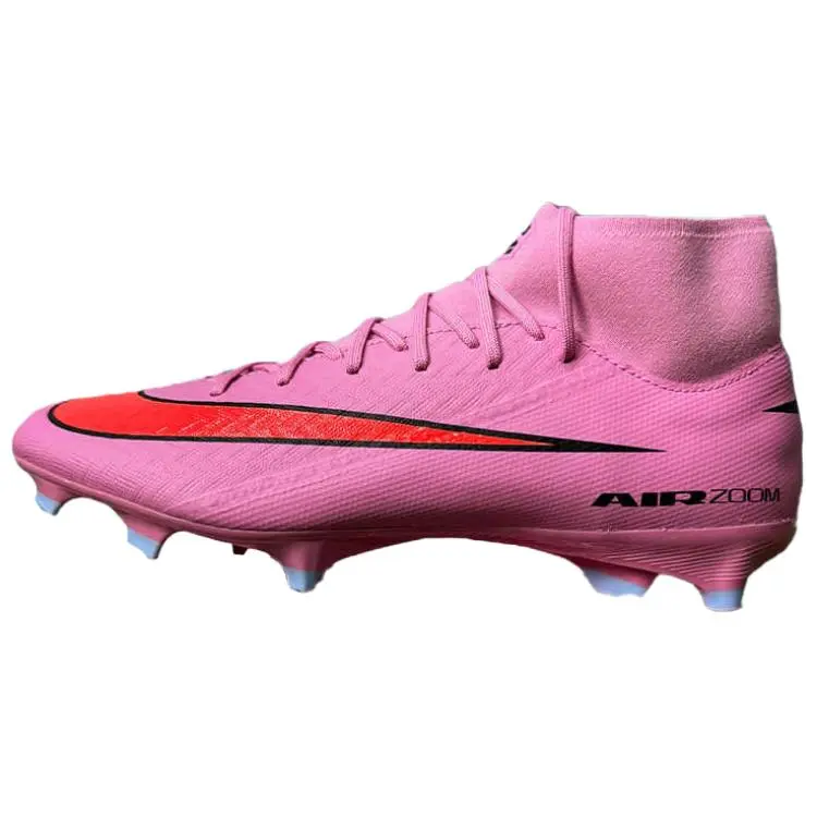 Women's Nike Mercurial Superfly 10 Academy Unisex Pink Football Shoes Cleats - House White Official Maison Mihara Shoes with Comfort, Durability, Balance