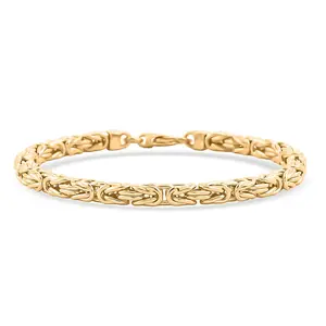 Byzantine Chain Bracelet in 14K Yellow Gold 7.50 In 9.6 Grams