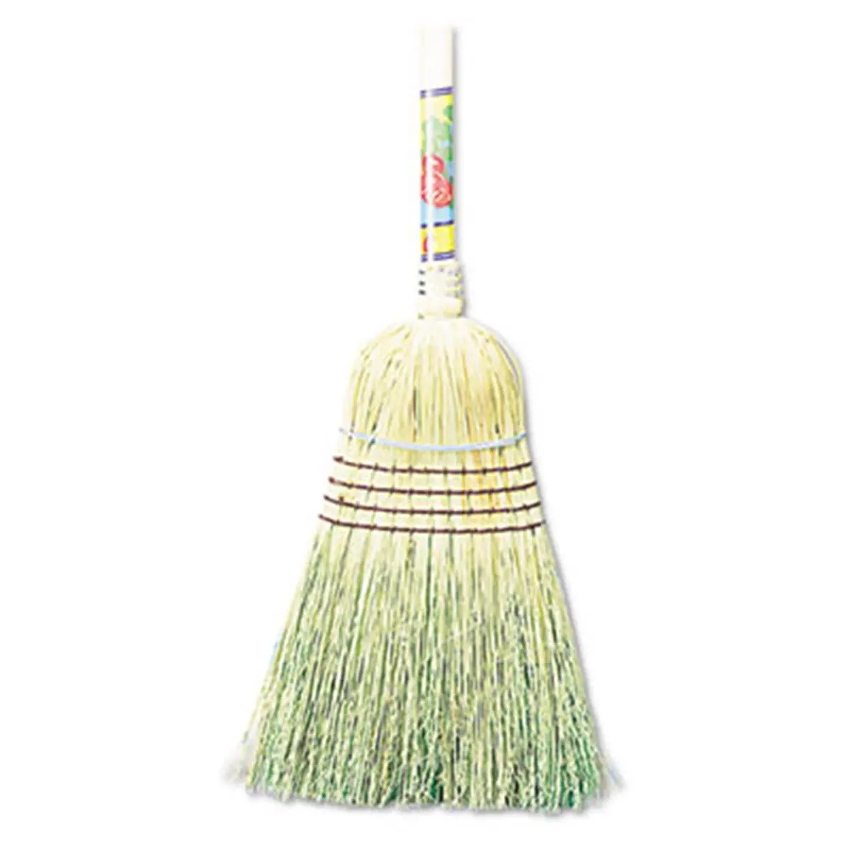 212 MAIN Heavy-Duty Warehouse Broom - 42in Wooden Handle, Soft Corn Fiber Bristles, Sturdy Work Tool, Home Cleaning Products for Wooden, Metal Surfaces