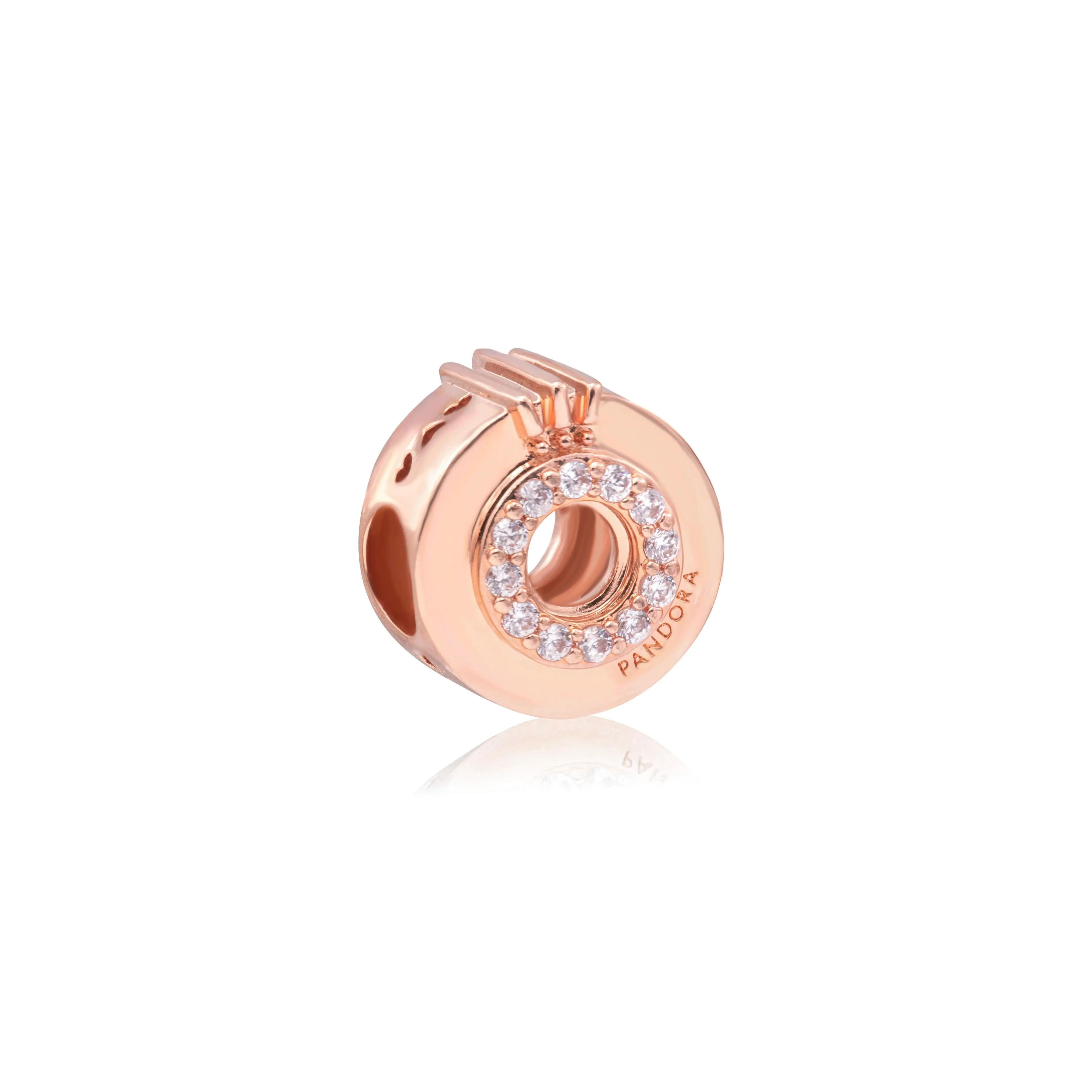 PANDORA Open Center Pave Crown O Charm 789059C01