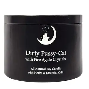 Dirty Pussy-Cat Candle for Love & Attraction Spells