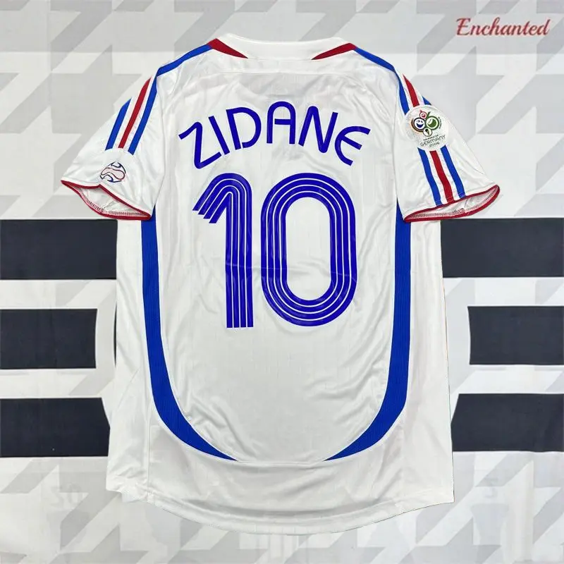 2006 France Zidane No.10 Home ShortSleeve Soccer Jersey