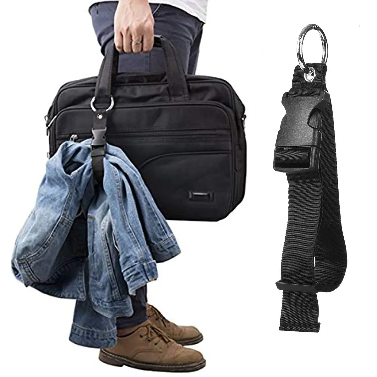 Luggage Strap with Release Buckle for Backpack External Use, Portable Bag Expansion And Support Strap, Hiking Bag Hanging Strap, Bag Accessories, Bag Extender, Accessories For Bags