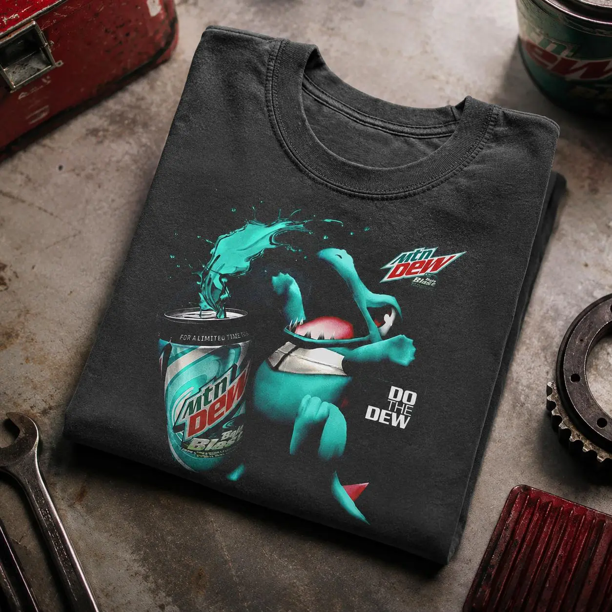 The Totodile And Mountain Dew Baja Blast Shirt, Do The Dew Pocket Monster Shirt, Gift For Him, Gift For Her