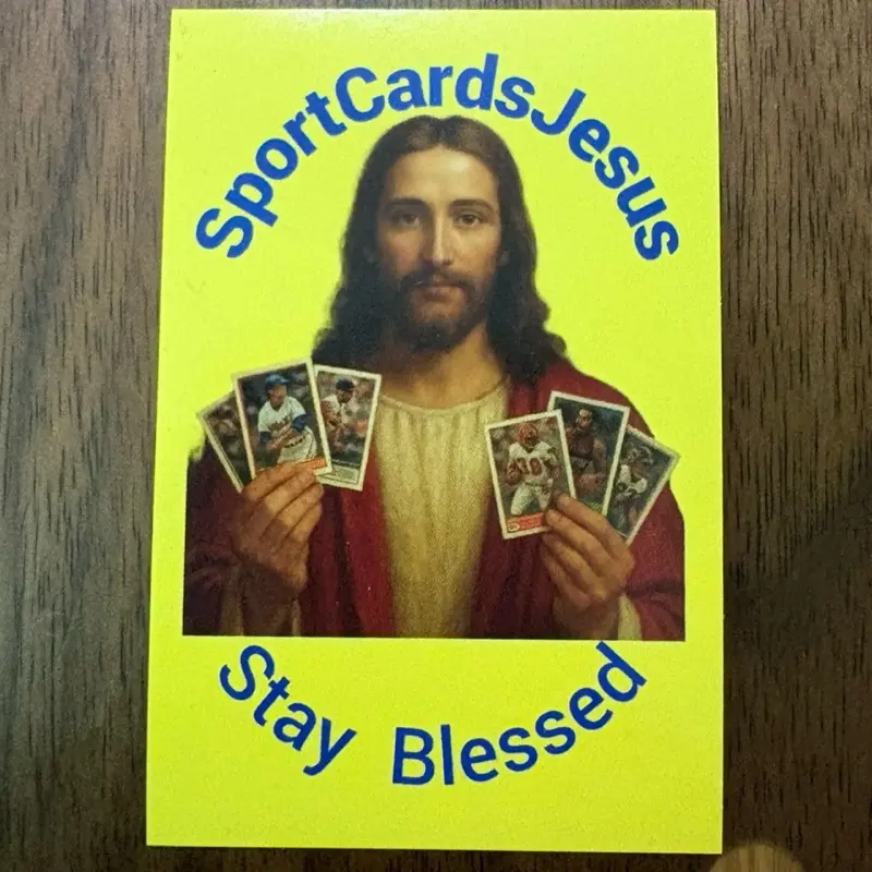 SportCardsJesus Faith Stickers - Inspirational "Stay Blessed" Decorative Sticker with Spiritual Touch, Easy to Apply via Peel-and-Stick, for Personalizing Walls & Smooth Surfaces