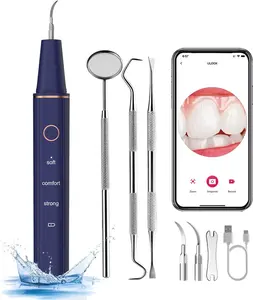 Plaque Remover for Teeth with Camera- Tartar Remover for Teeth, Teeth Cleaning Kit with 3 cleaning heads Oral