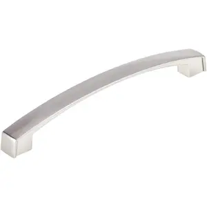 Richelieu Boisbriand Collection 6 5/16-Inch Brushed Nickel Cabinet and Drawer Pull Handle for Kitchen, Bathroom, and Furniture, Transitional Design, Center-to-Center BP8252160195 Richelieu Hardware