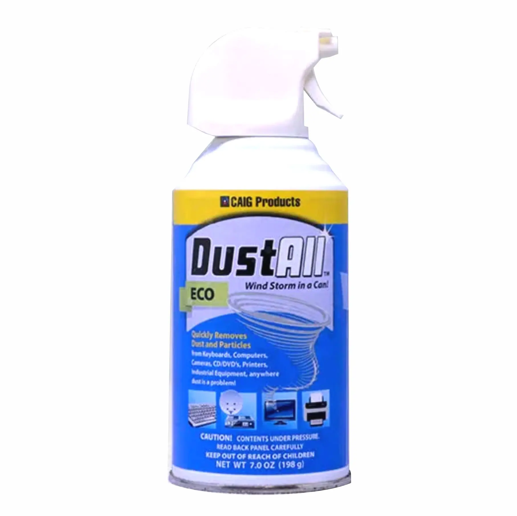 CAIG LABS DustAll  Dust and Particle Remover Aerosol - 7 oz (284g)