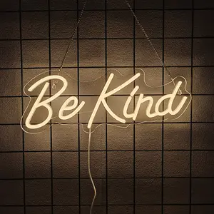 Be Kind Neon Sign, Neon Light Signs for Wall Decor,   Sign for Bedroom, Office, Beauty Bar,Shop Decoration, Neon Signs Gift for Teen girls