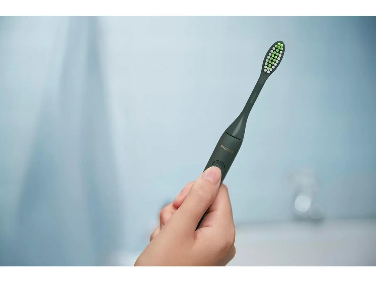 Philips One by Sonicare Rechargeable Toothbrush, Green, (HY1200/28)