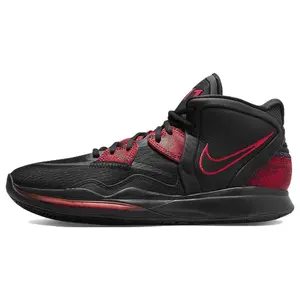 Nike Kyrie 8 Infinity Basketball Shoes for Men and Women – Comfortable, High-Performance, Black and Red EP Edition Verifiable, with credentials and supporting global authentication