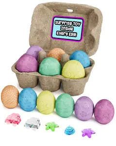 6ct Surprise Inside Sidewalk Chalk Eggs - FREE W/ $40+ Purchase (Code: EASTEREGG)