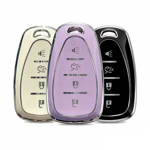 Chevy 4/5 Button Key Case - TPU Protect Shell for Malibu Camaro Cruze Traverse Equinox Car Accessories
