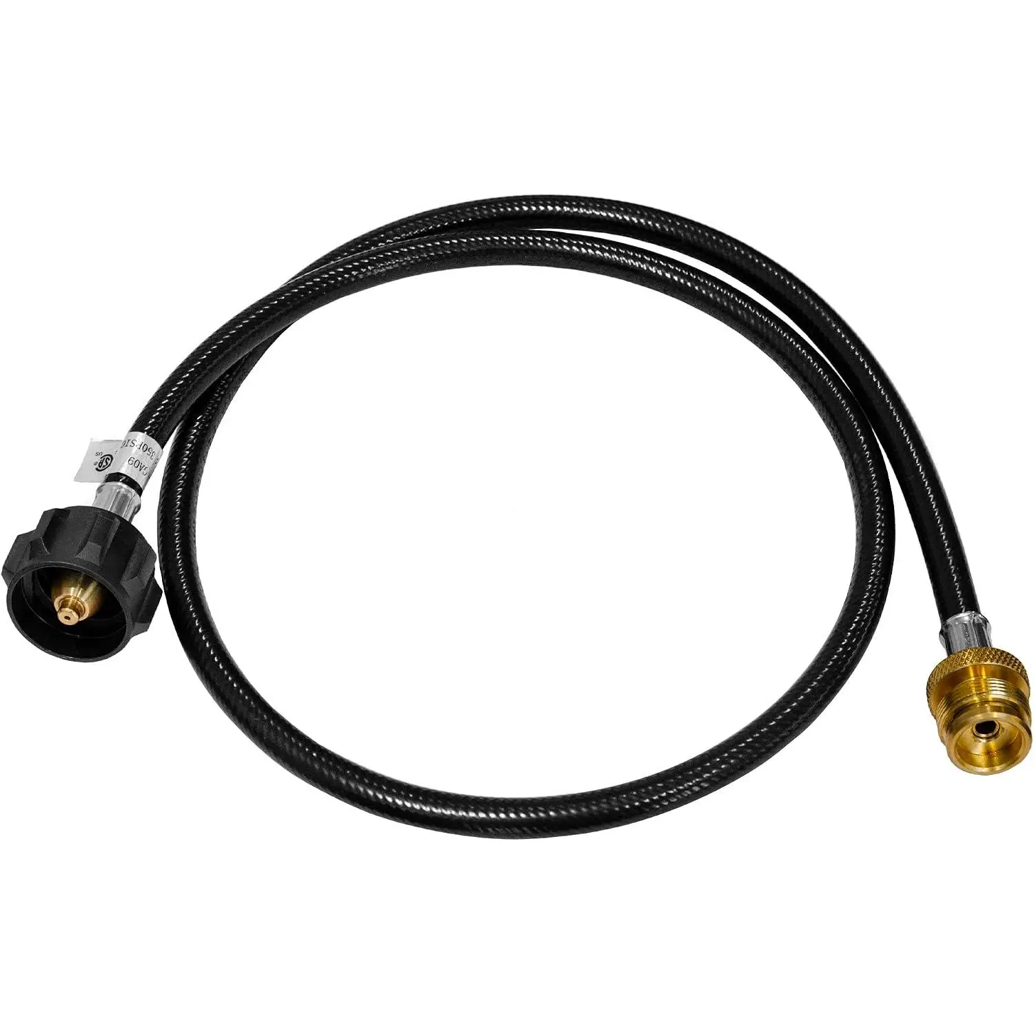 Feasto 4FT Certified Propane Adapter Hose - 1lb to 20lb Converter for Weber Q, Blackstone Griddle, Buddy Heater (Connects Small Appliances to Large Tank)