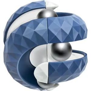Outdoors & sports Orbiit Ball Toy, Infinitycube Puzzle Ball Spinning Toy, Circuit Infinite Invert Change Puzzle Games Novelty Creative Stress Relieve Toys for Kids Children Adults (1, Blue)