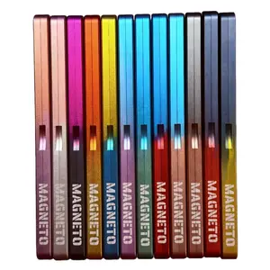 MAGNETO 360 Degree PSA,CGC,TAG Magnetic Card Protector Aluminum Alloy Slab Anti Glare Waterproof Scratch Proof UV Protection 9 Point Magnetic Suction Full UV Impact Protection & Magneto Heavy Duty Magnetized Steel Stands