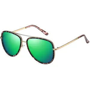 FOZONO Women's Polarized Aviator Sunglasses | UV400 Trendy Shades