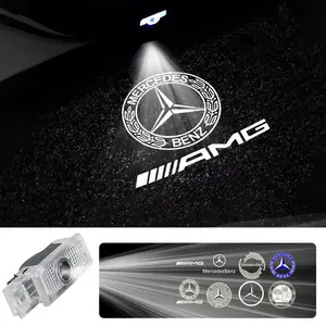 For Mercedes Benz Maybach W240 C-class W203 CLK-class W208 W209 SLK SLR class HD Car Door Welcome Light Laser Projector Lamp Car Door Projector Lights