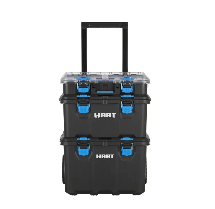HART Stack System, Mobile Tool Storage and Organization, Black & Blue
