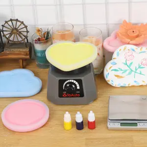 TOAUTO Casting Powder Starter Kit with  4" Round Shaker, Basic DIY Resin Kit Including 2.2LBS Powder, Mixing Cups, Digital Scale, Silicon Mold for Adults and Beginners Craft Project