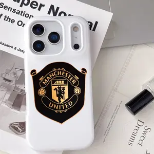 PIKPAKA HOT M-Manchester United Phone Case Viral Soft Touch Silicone iPhone Case | Jelly-Like Feel Anti-Scratch Shockproof For iPhone 17–11 Pro Max Plus Mini