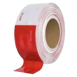 Reflective Strip DOT-C-2 Red & White Safety Tape for High Visibility Applications